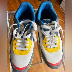 PUMA Rider Unisex 8 Size Woman/7C Men Colorblock Sneakers Lace Up Size 25cm